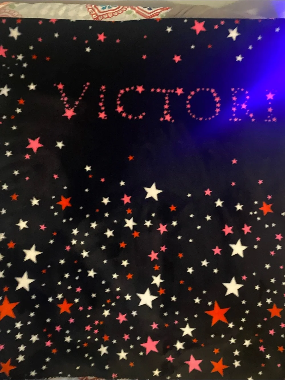 Victoria's Secret throw blanket with Stars